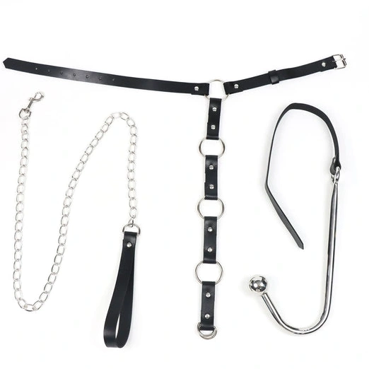 Kinky 5853 Collar and with Leash EverydayUse Hook Anal 0115